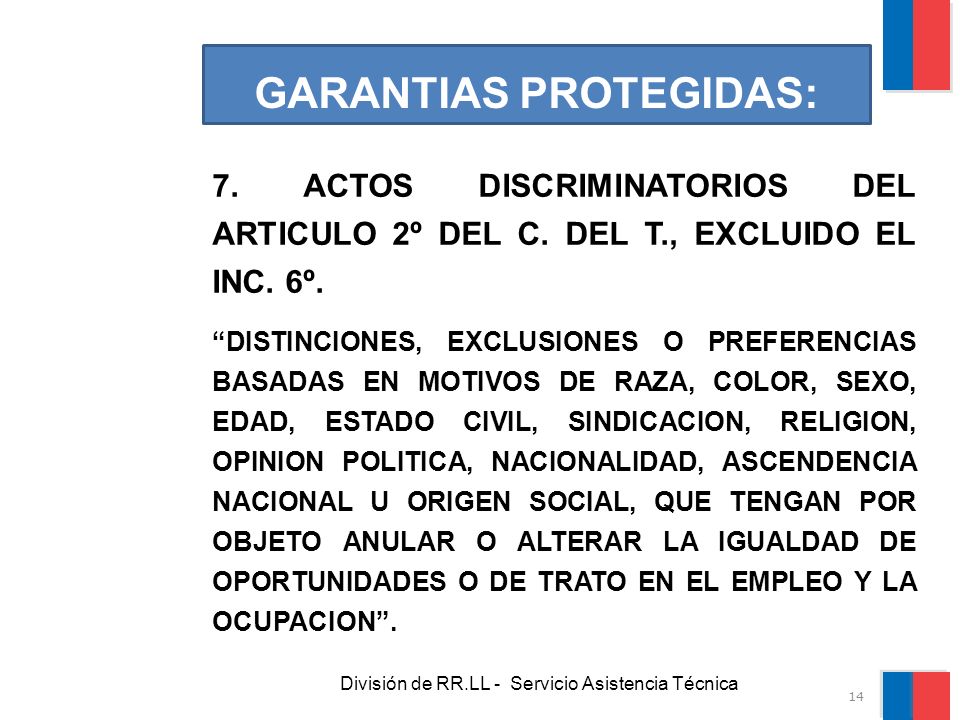 GARANTIAS PROTEGIDAS: