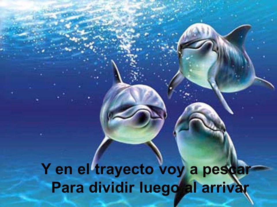 Y en el trayecto voy a pescar Para dividir luego al arrivar
