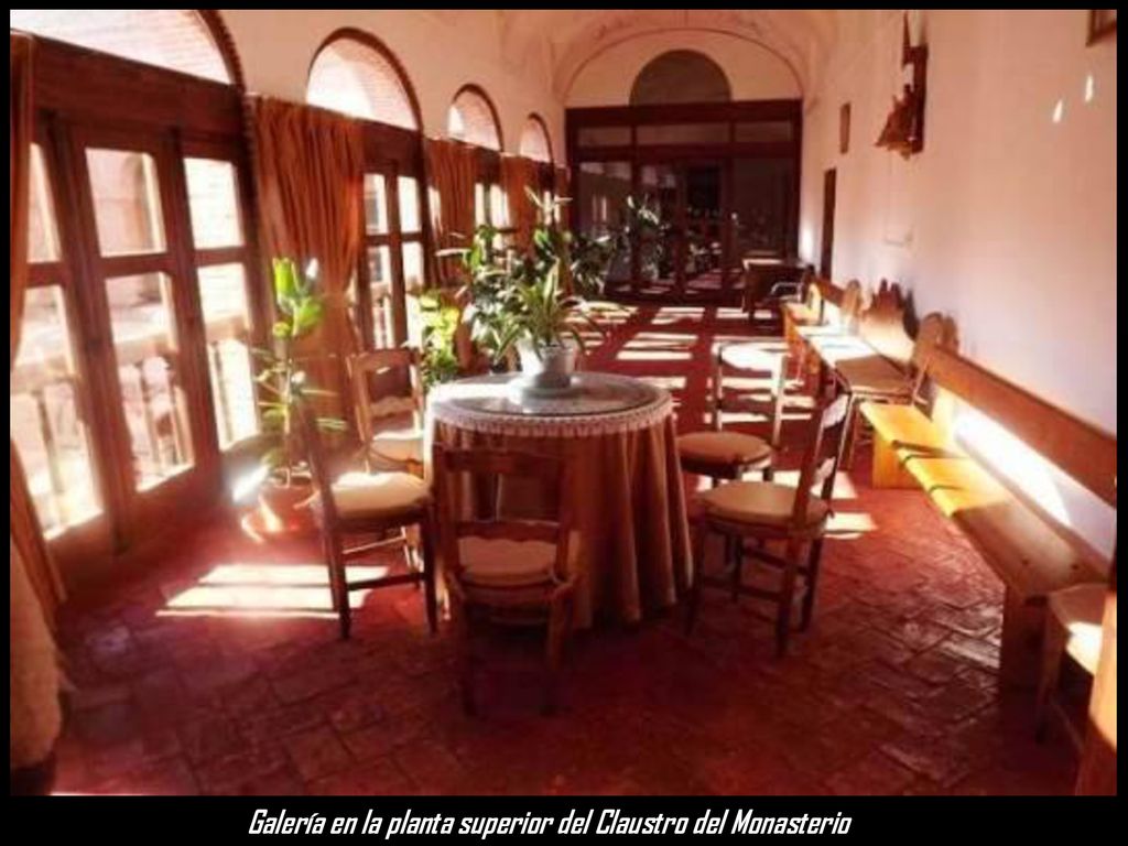 Galería en la planta superior del Claustro del Monasterio