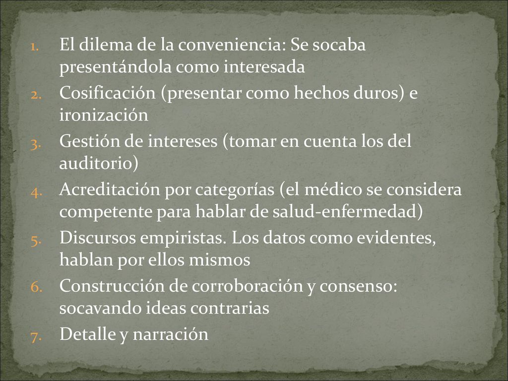El dilema de la conveniencia: Se socaba presentándola como interesada
