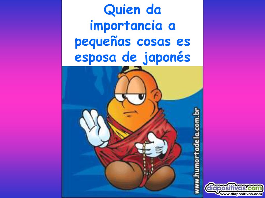 Quien da importancia a pequeñas cosas es esposa de japonés