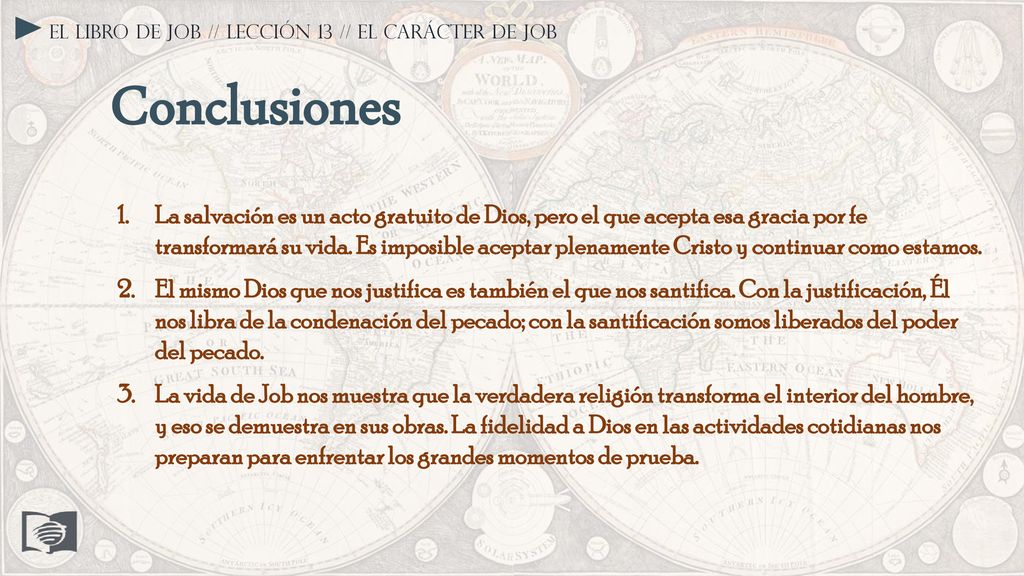 El libro de Job // Lección 13 // El carácter de Job