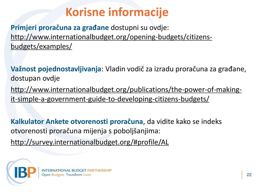 Korisne informacije Primjeri proračuna za građane dostupni su ovdje: