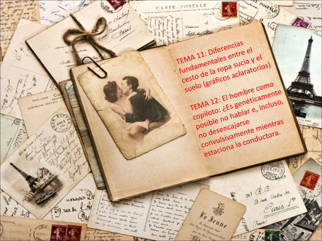 TEMA 11: Diferencias fundamentales entre el cesto de la ropa sucia y el suelo (gráficos aclaratorios)
