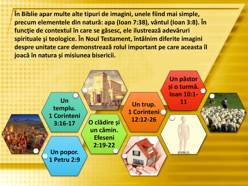 O clădire și un cămin. Efeseni 2:19-22 Un templu. 1 Corinteni 3:16-17