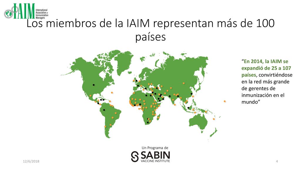 Los miembros de la IAIM representan más de 100 países