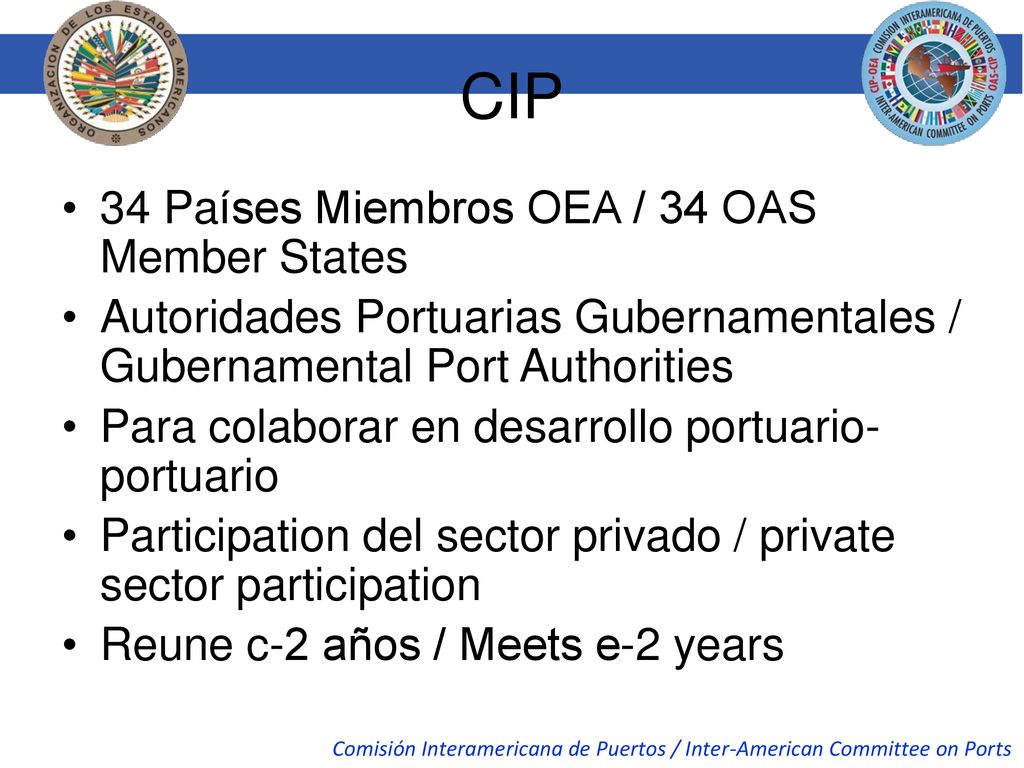 CIP 34 Países Miembros OEA / 34 OAS Member States