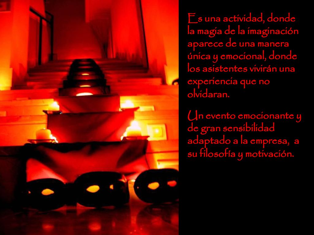 Es una actividad, donde la magia de la imaginación aparece de una manera única y emocional, donde los asistentes vivirán una experiencia que no olvidaran.