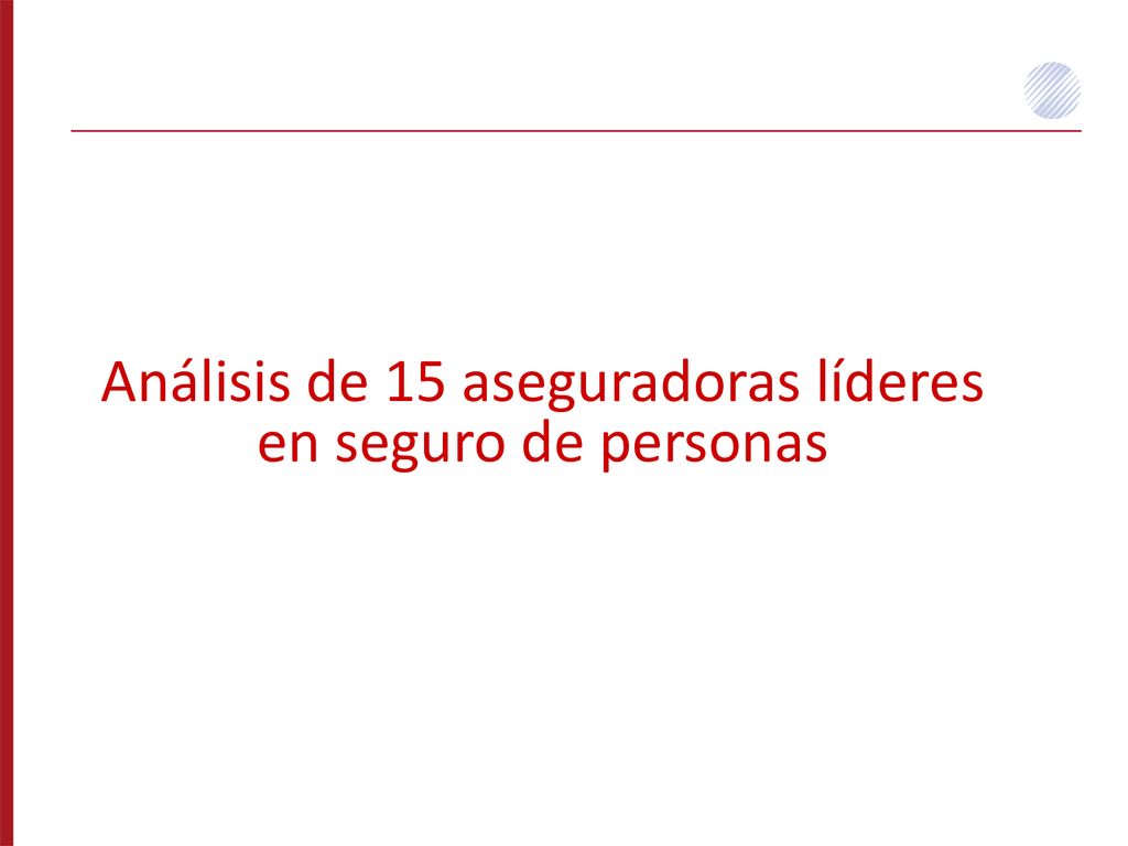 Análisis de 15 aseguradoras líderes en seguro de personas