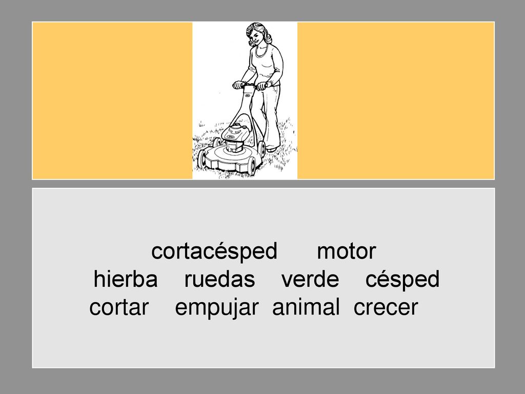 hierba ruedas verde césped cortar empujar animal crecer