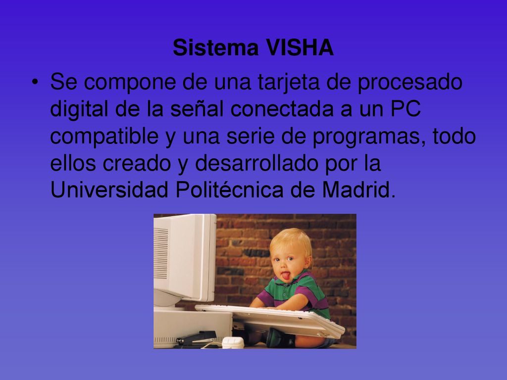 Se compone de una tarjeta de procesado digital de la señal conectada a un PC compatible y una serie de programas, todo ellos creado y desarrollado por la Universidad Politécnica de Madrid.