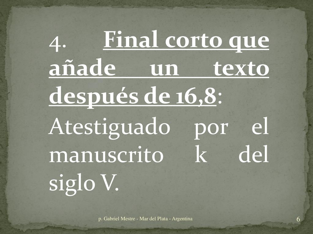 4. Final corto que añade un texto después de 16,8:
