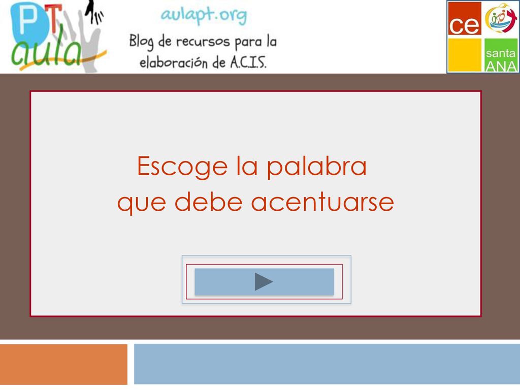 Escoge la palabra que debe acentuarse repaso 1 - 5