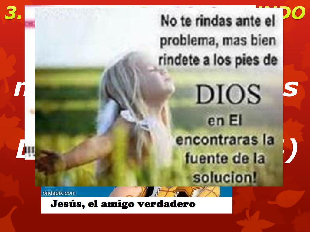 B. No améis al mundo, ni las cosas que están en el mundo (1 Juan 2:15)