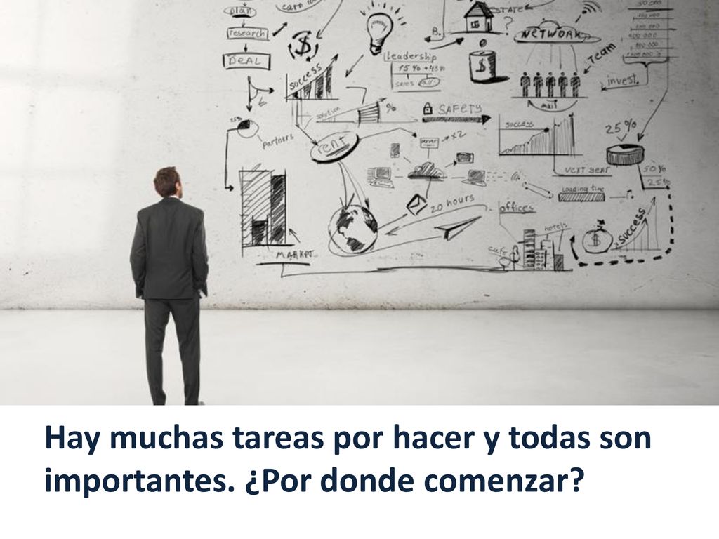 Hay muchas tareas por hacer y todas son importantes