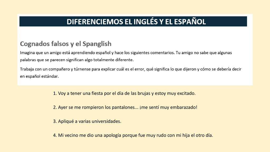 1. Voy a tener una fiesta por el día de las brujas y estoy muy excitado.