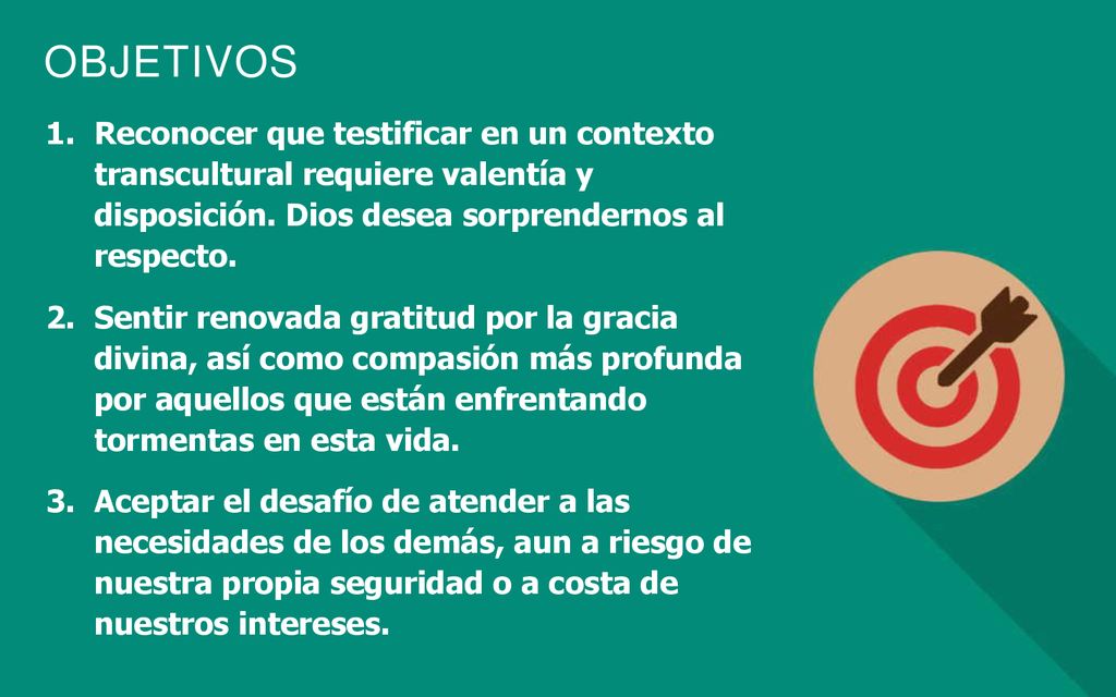 Reconocer que testificar en un contexto transcultural requiere valentía y disposición. Dios desea sorprendernos al respecto.