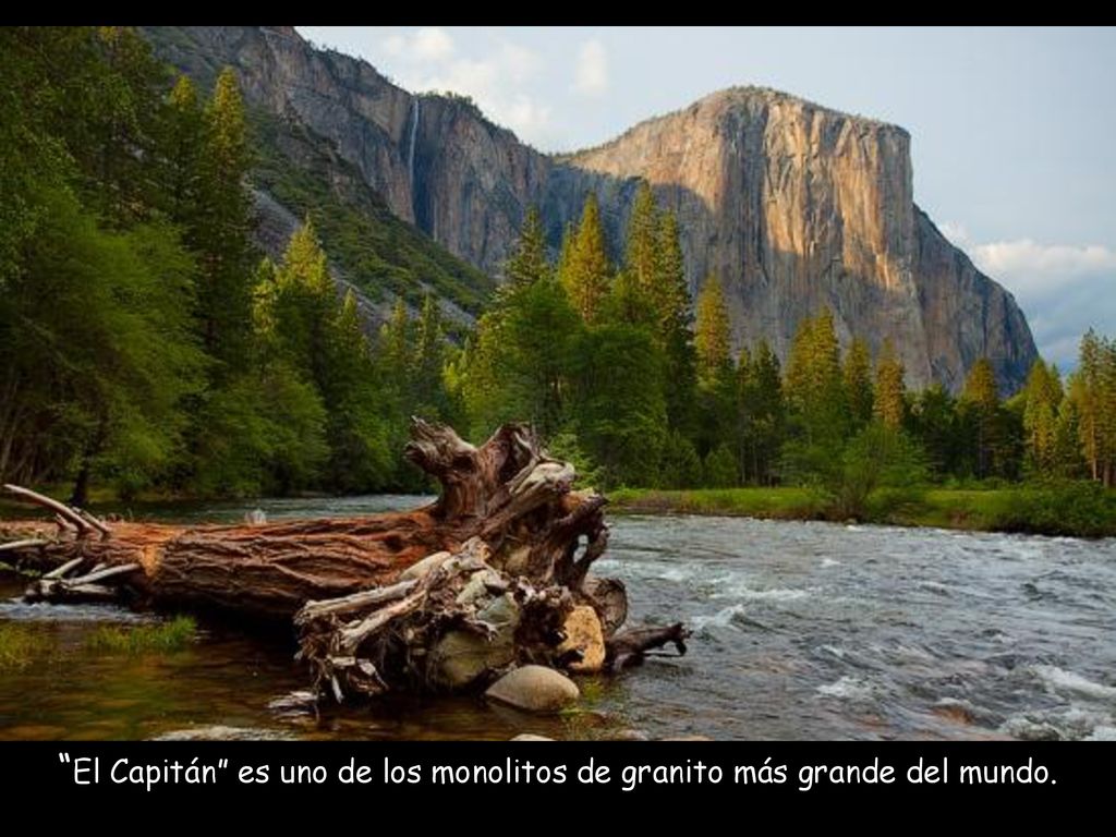 El Capitán es uno de los monolitos de granito más grande del mundo.
