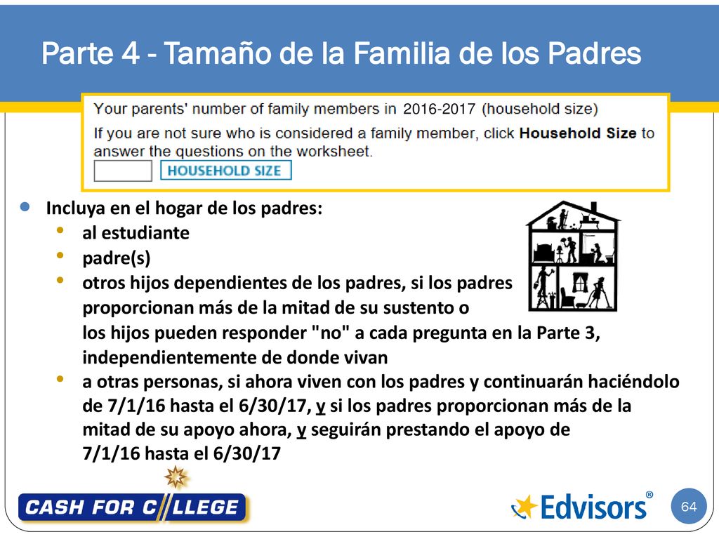 Parte 4 - Tamaño de la Familia de los Padres