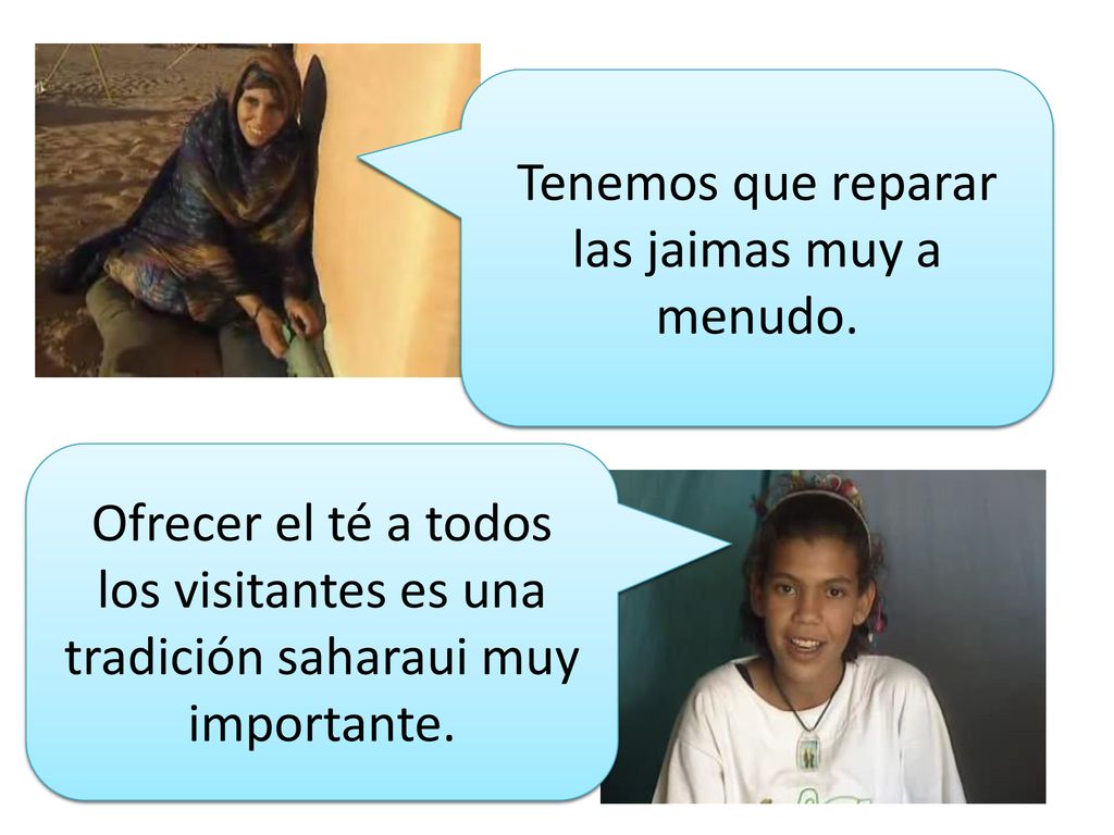 __________ que reparar las jaimas muy ___ ___________.