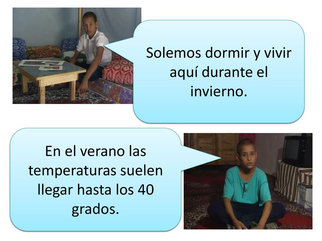 Solemos __________ y __________ aquí durante el ___________