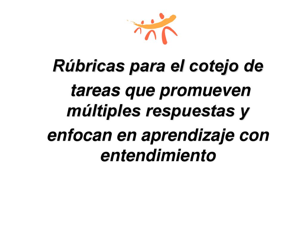 Rúbricas para el cotejo de tareas que promueven múltiples respuestas y