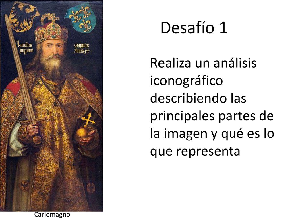 Desafío 1 Realiza un análisis iconográfico describiendo las principales partes de la imagen y qué es lo que representa.