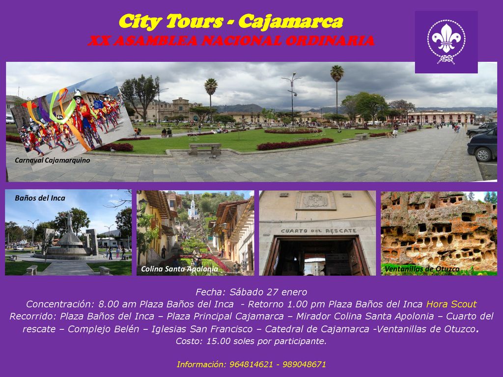 City Tours - Cajamarca XX ASAMBLEA NACIONAL ORDINARIA