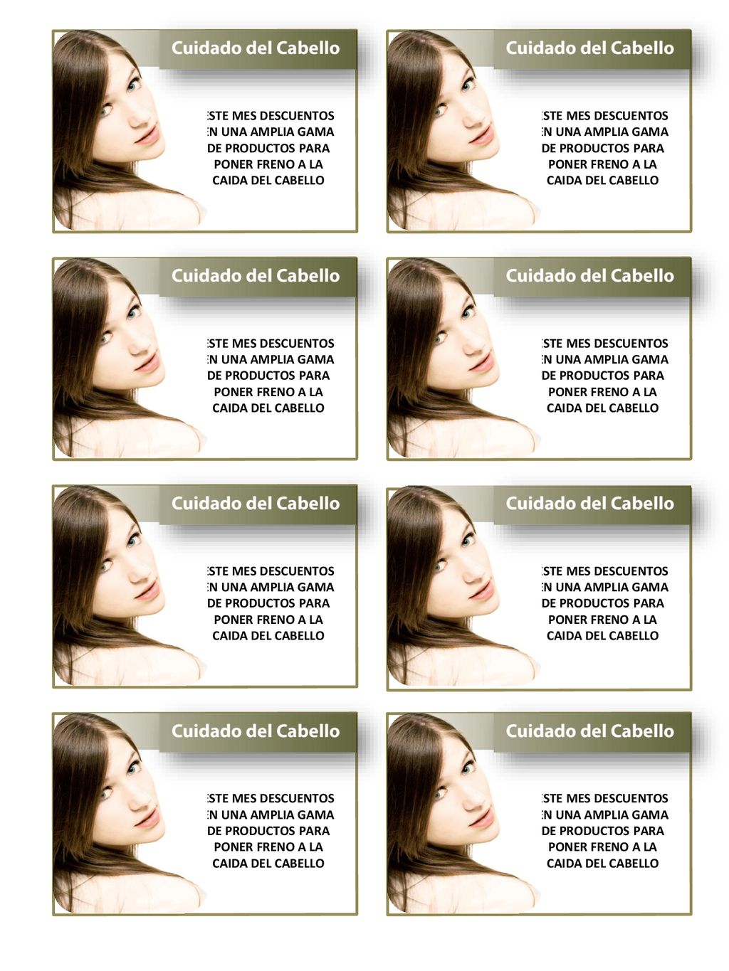 ESTE MES DESCUENTOS EN UNA AMPLIA GAMA DE PRODUCTOS PARA PONER FRENO A LA CAIDA DEL CABELLO