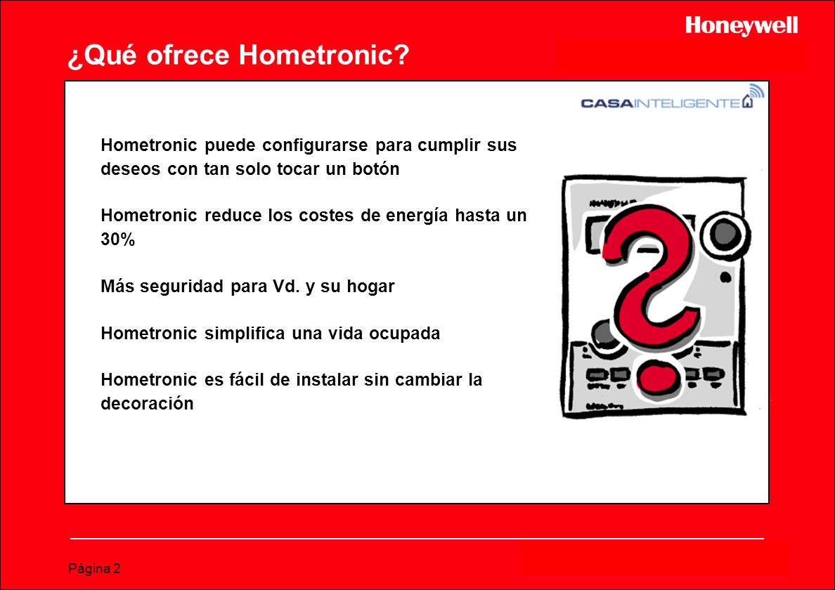 ¿Qué ofrece Hometronic
