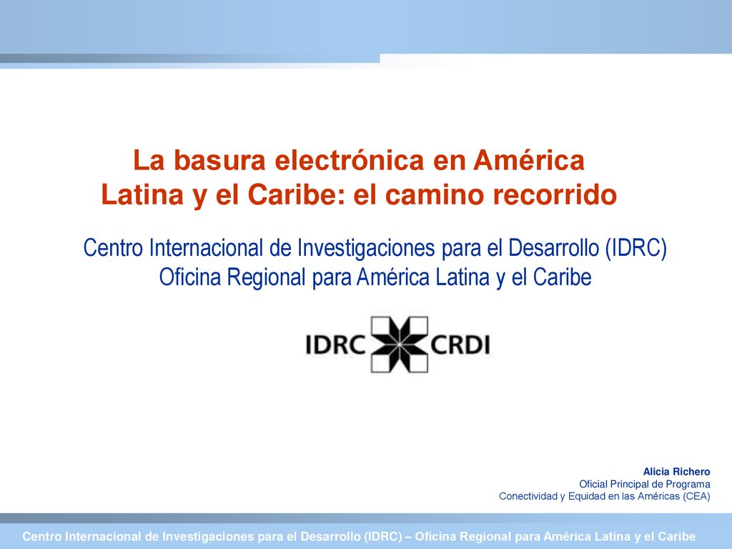 La basura electrónica en América Latina y el Caribe: el camino recorrido