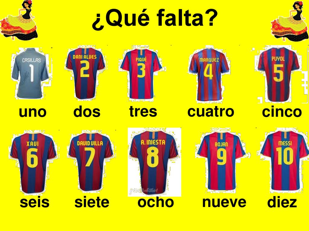 ¿Qué falta uno dos tres cuatro cinco seis siete ocho nueve diez