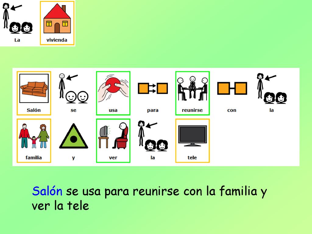Salón se usa para reunirse con la familia y ver la tele