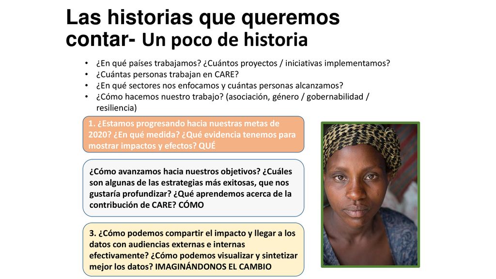 Las historias que queremos contar- Un poco de historia