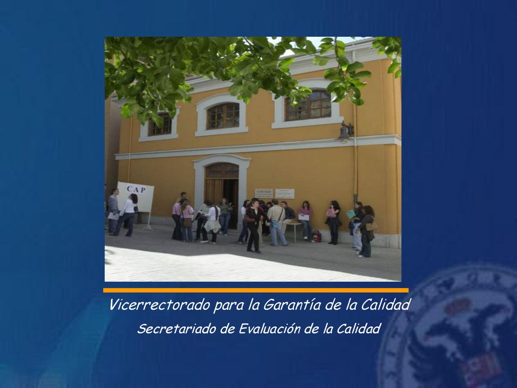 Muchas gracias Vicerrectorado para la Garantía de la Calidad