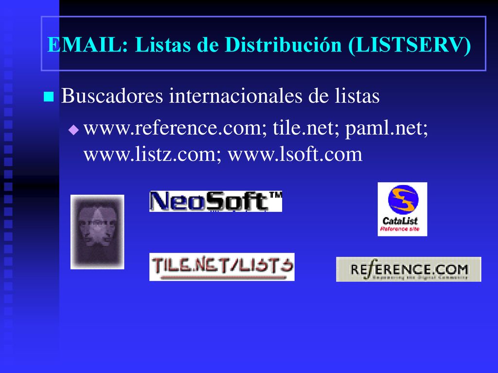 Listas de Distribución (LISTSERV)
