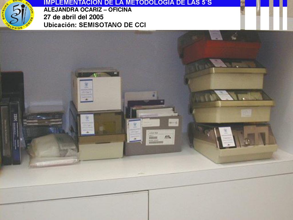 IMPLEMENTACIÓN DE LA METODOLOGÍA DE LAS 5´S 14 de abril del 2005