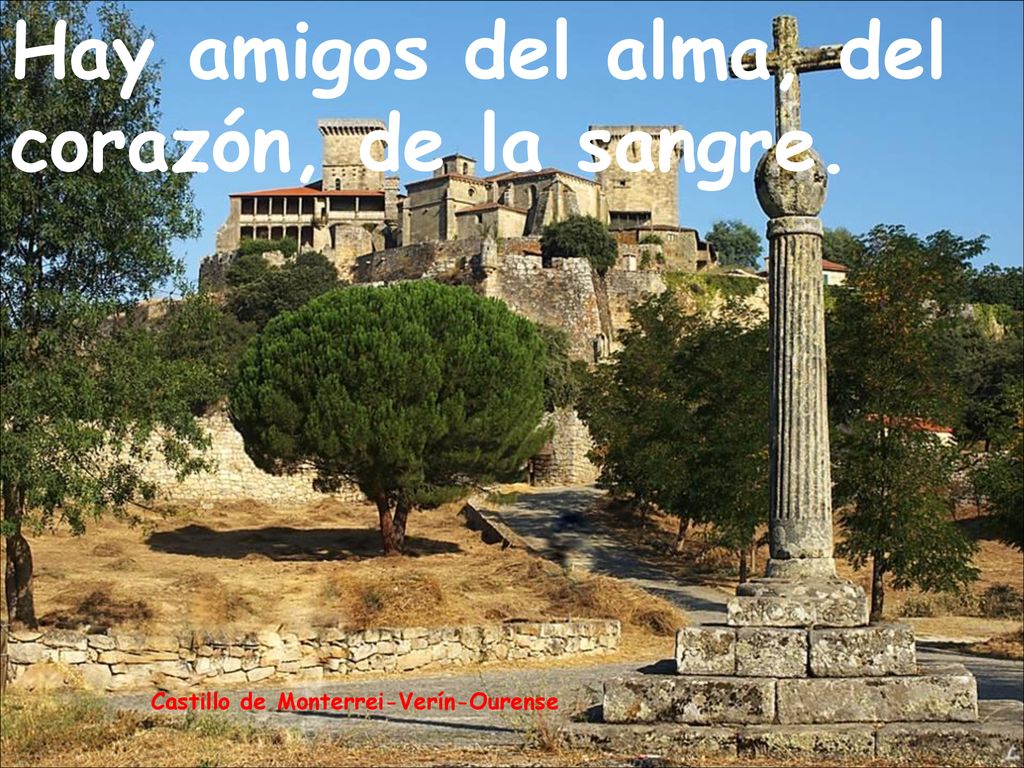 Hay amigos del alma, del corazón, de la sangre.