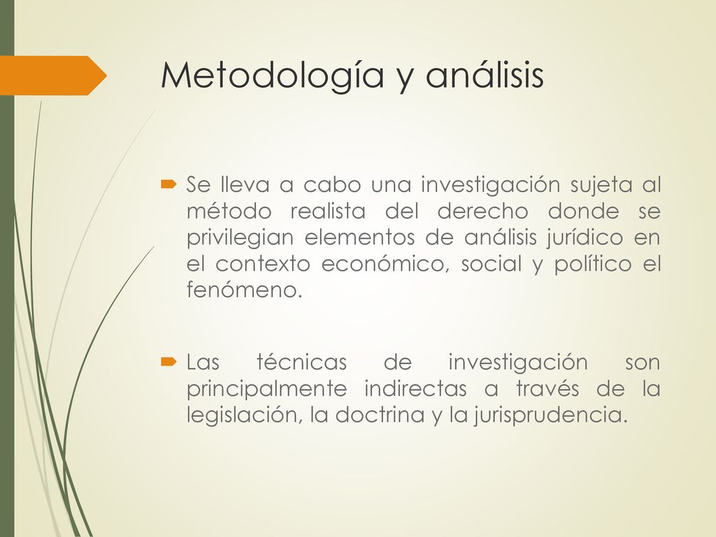 Metodología y análisis