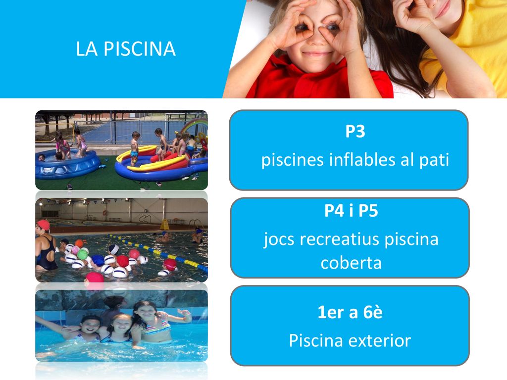 LA PISCINA P3 piscines inflables al pati P4 i P5