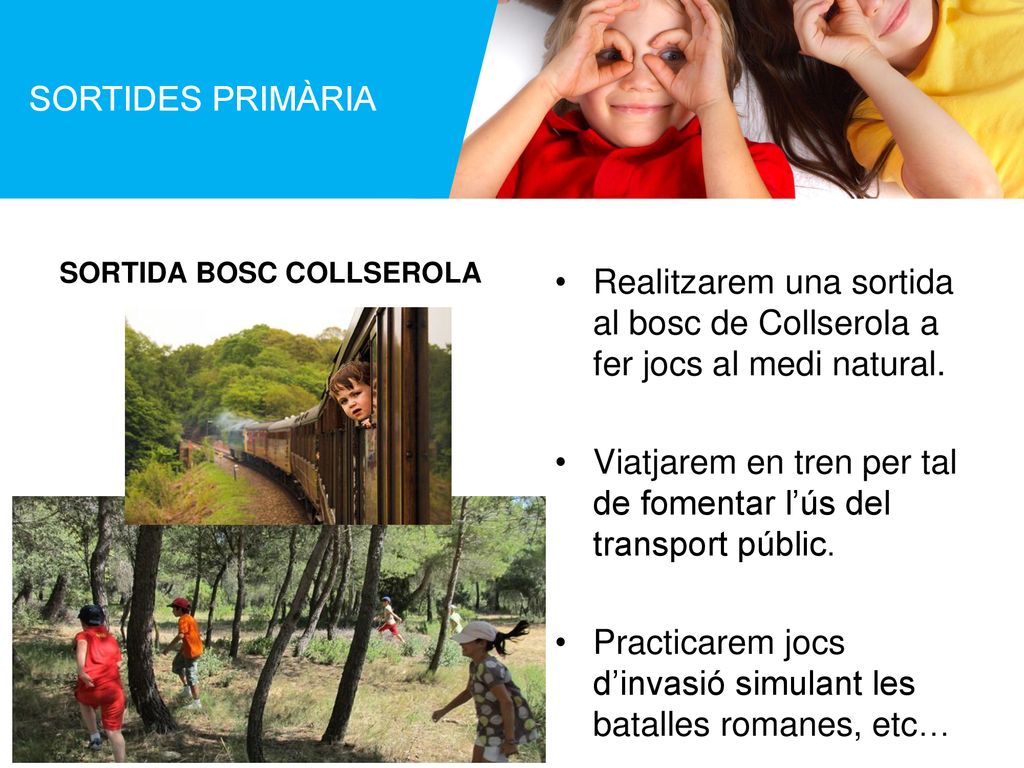 Viatjarem en tren per tal de fomentar l’ús del transport públic.