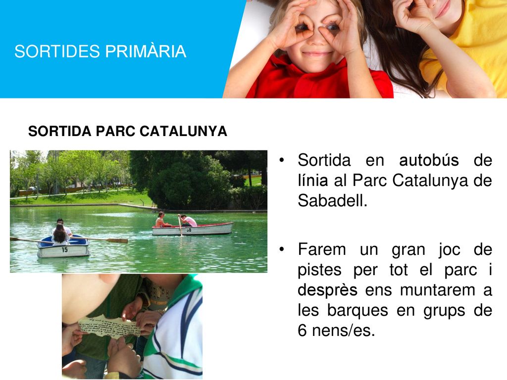 Sortida en autobús de línia al Parc Catalunya de Sabadell.