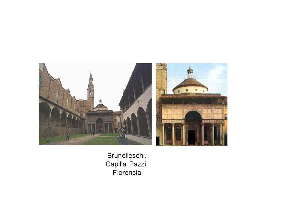 Brunelleschi. Capilla Pazzi. Florencia