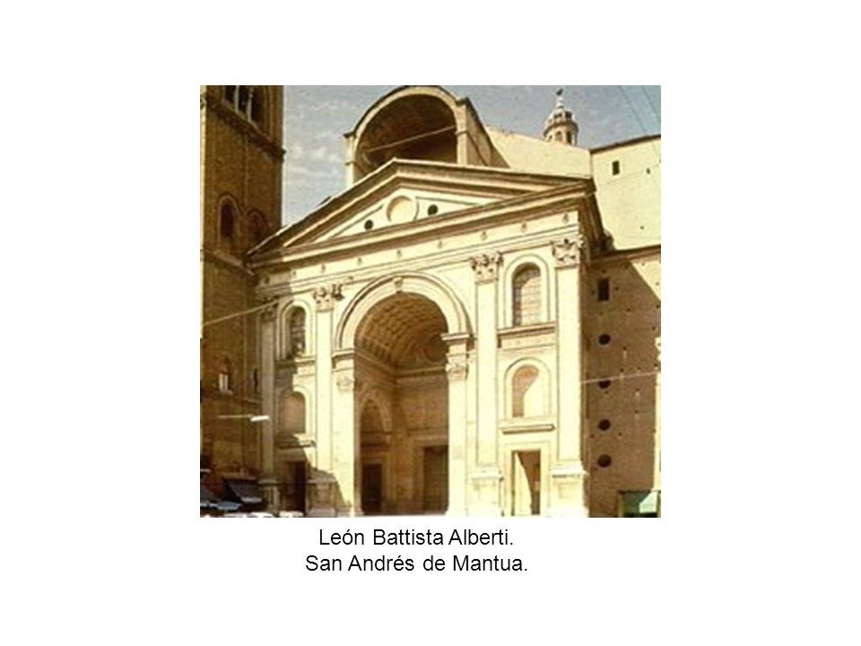 León Battista Alberti. San Andrés de Mantua.