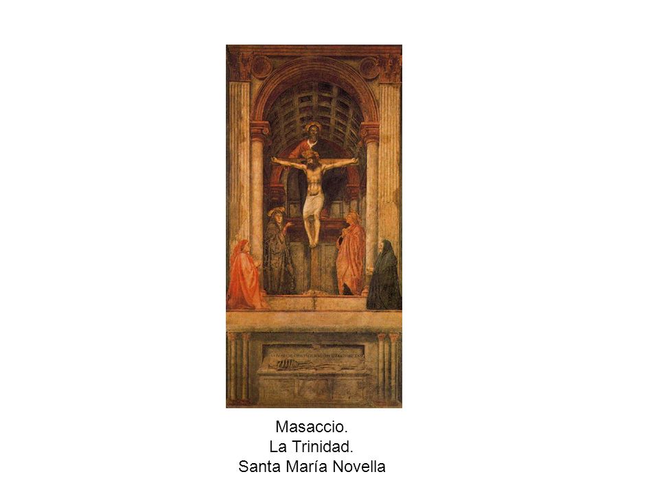 Masaccio. La Trinidad. Santa María Novella