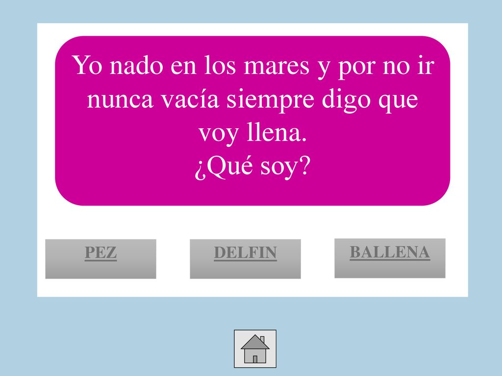 Yo nado en los mares y por no ir nunca vacía siempre digo que voy llena. ¿Qué soy