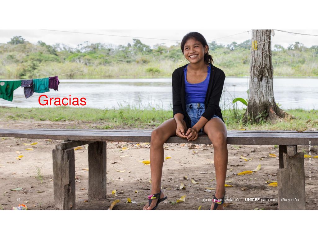 Gracias Título de la presentación – UNICEF para cada niño y niña