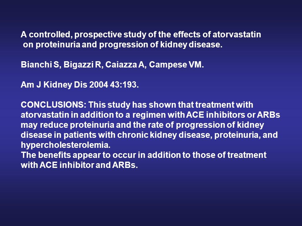 A controlled, prospective study of the effects of atorvastatin