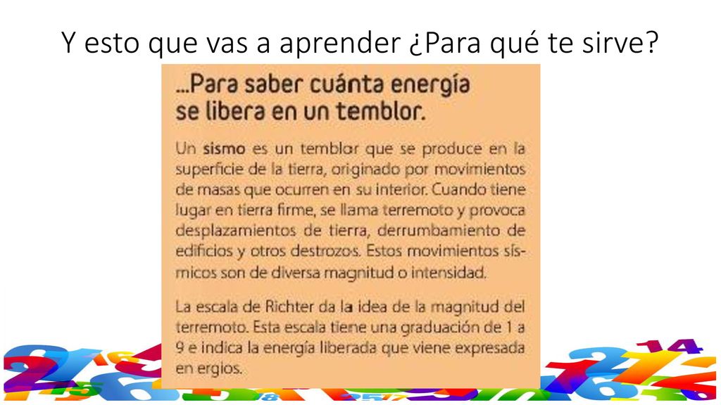 Y esto que vas a aprender ¿Para qué te sirve