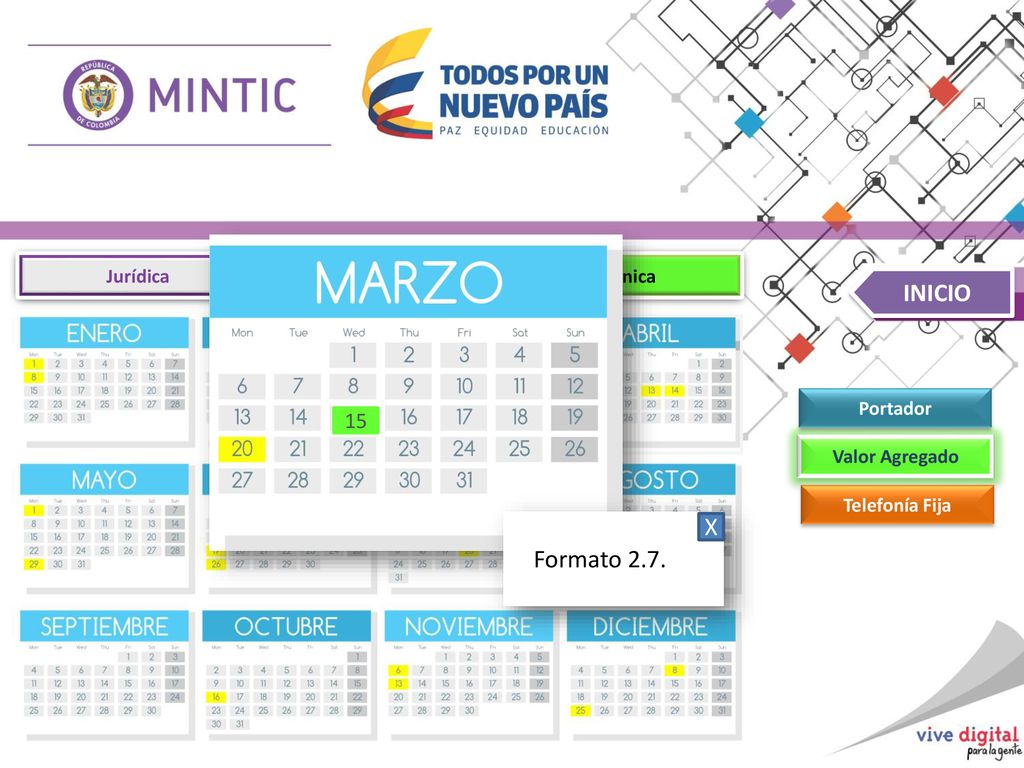 INICIO X Formato Jurídica Financiera Técnica Portador